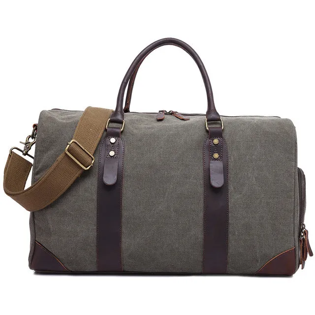 MOS Canvas Travel Weekender Duffel Bag by Wolph