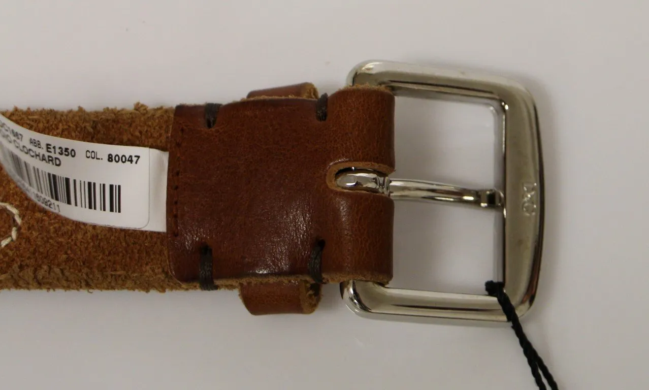 Multicolor Leather Logo Belt