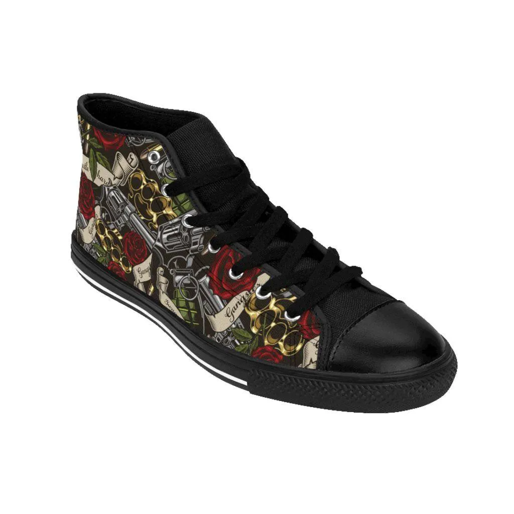 Neurofunk soldier  Women's High-top Sneakers