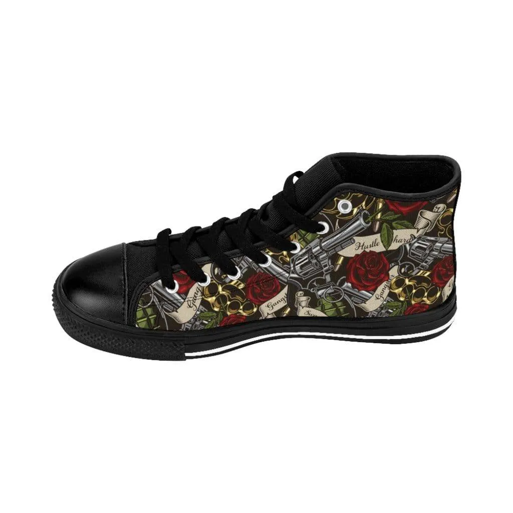 Neurofunk soldier  Women's High-top Sneakers