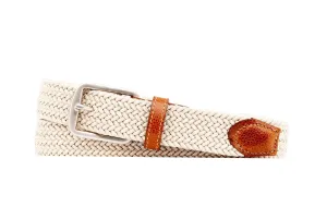 Newport Woven Italian Stretch Belt (Sand)
