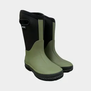 Oaki Kids Neoprene Rain & Snow Boots in Forest Green