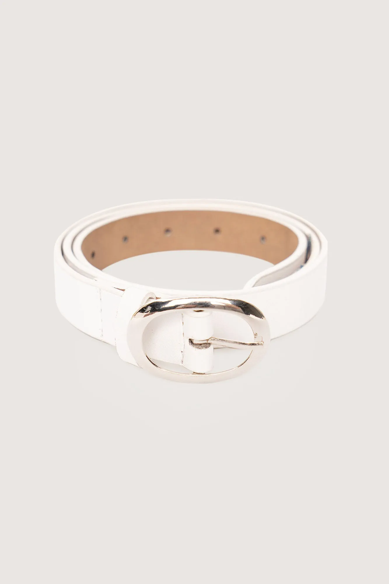 Oblong Buckle Belt