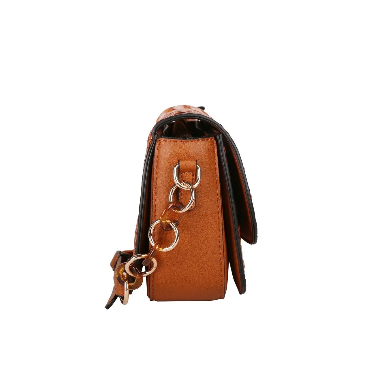 Ostrich Embossed Crossbody & Shoulder Bag In Beige | ALPHONSINA