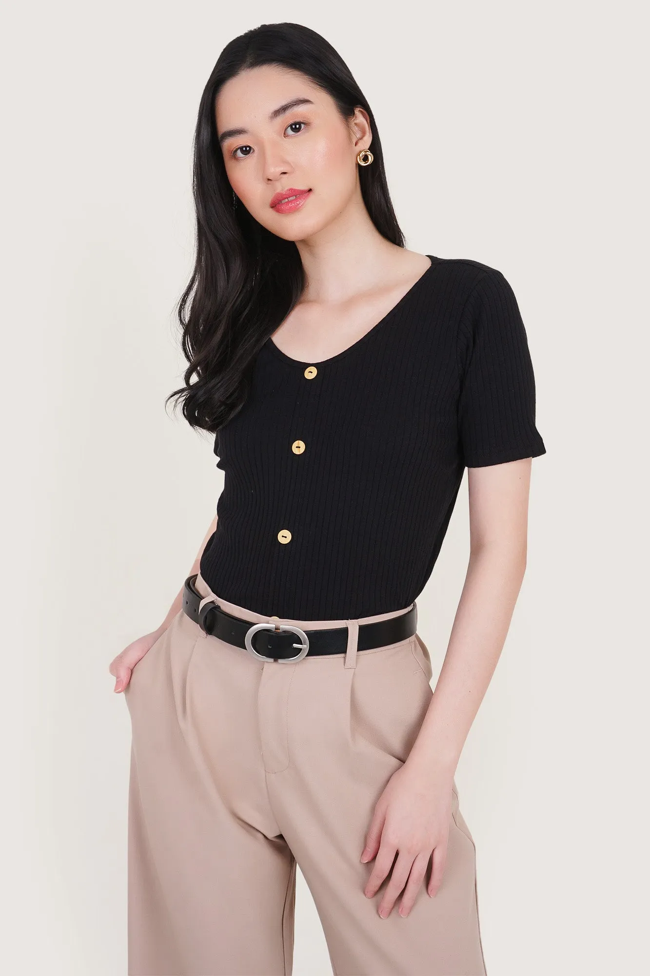 Oval Buckle Belt