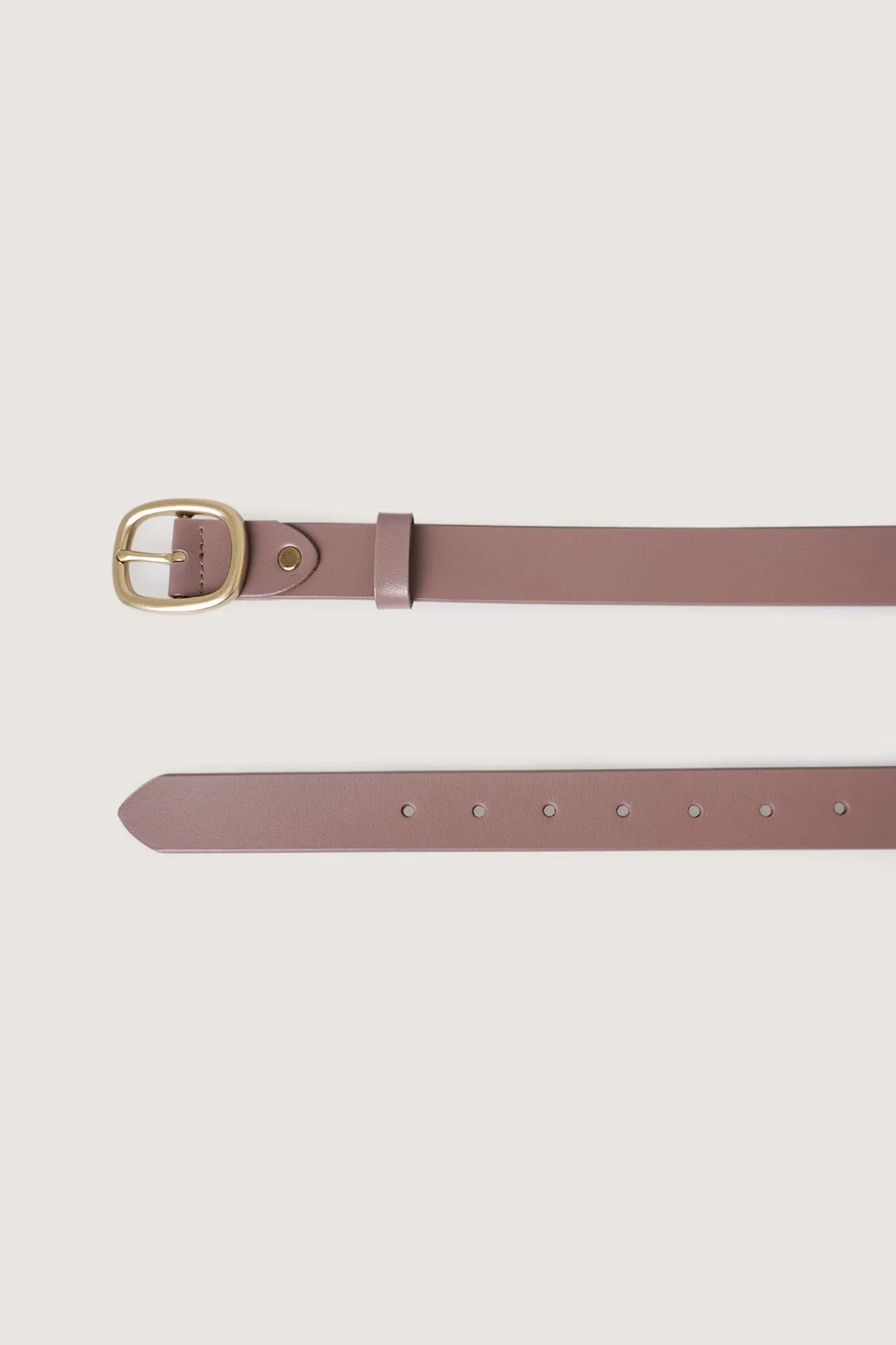 Oval Buckle Belt
