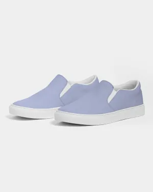 Pale Pastel Blue Slip-On Canvas Sneakers | Men's | Bright Pale Pastel Blue | C30M22Y0K0