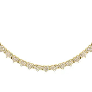 Pavé Heart Choker