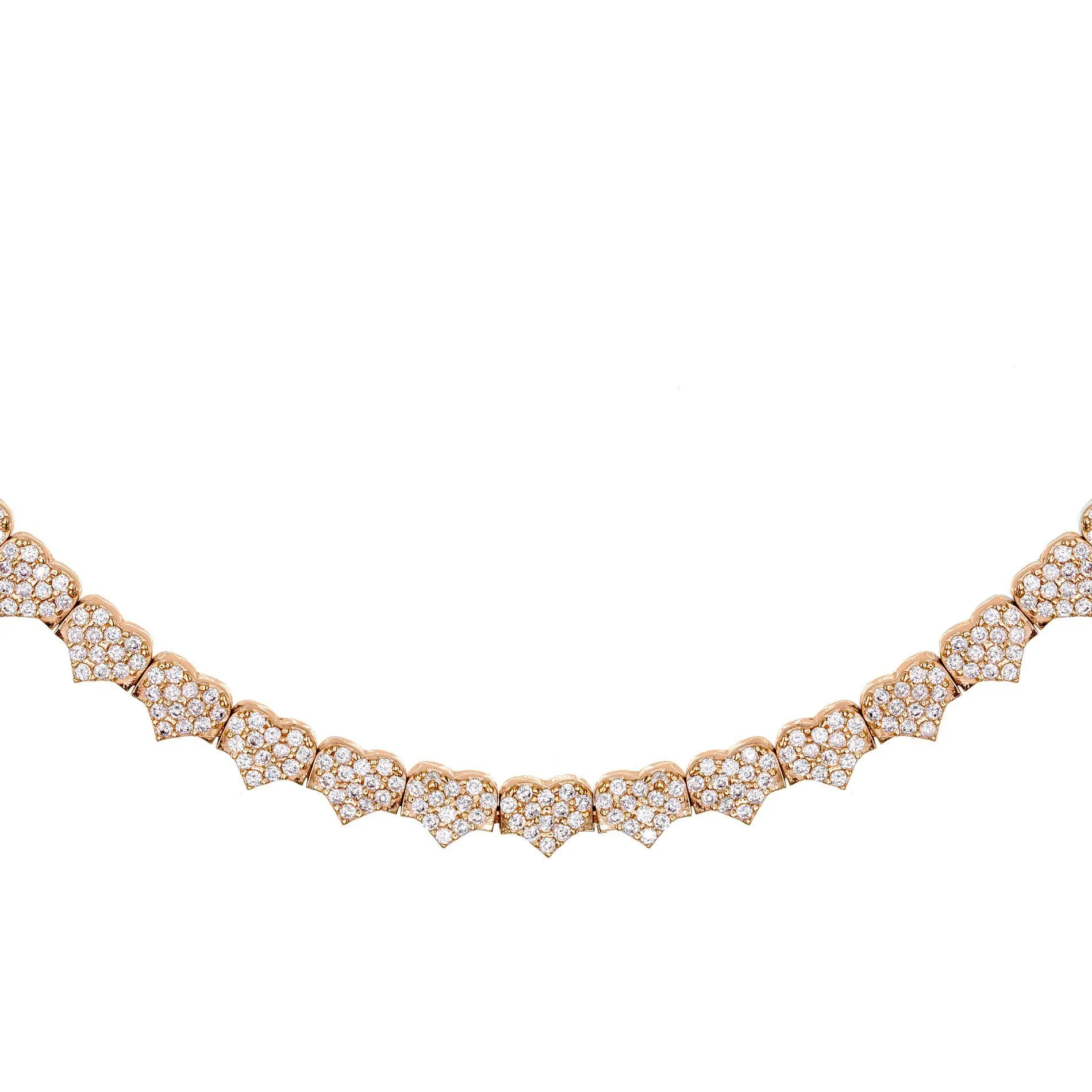 Pavé Heart Choker