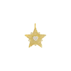 Pave Star Necklace Charm