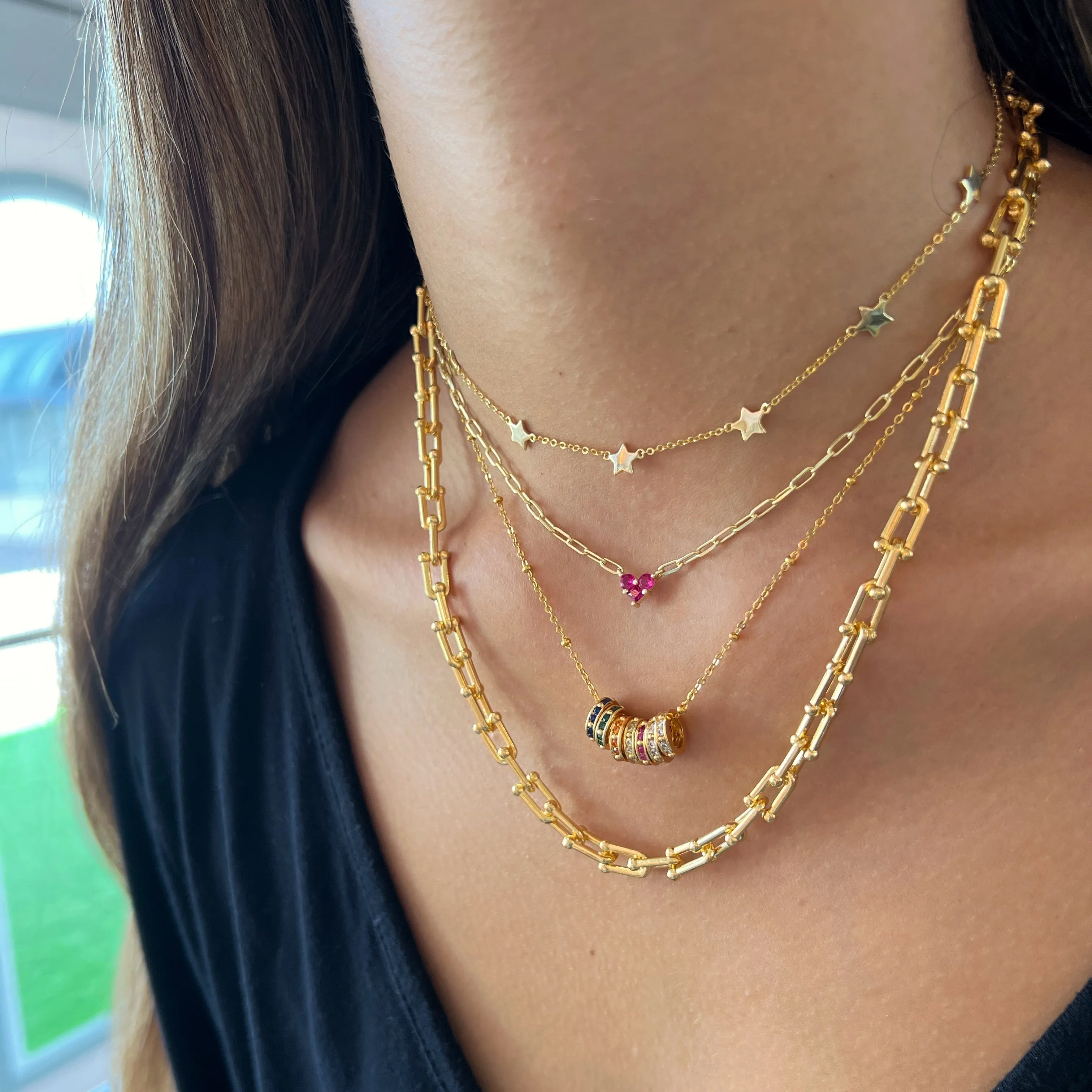 Perfect Heart Paperclip Choker