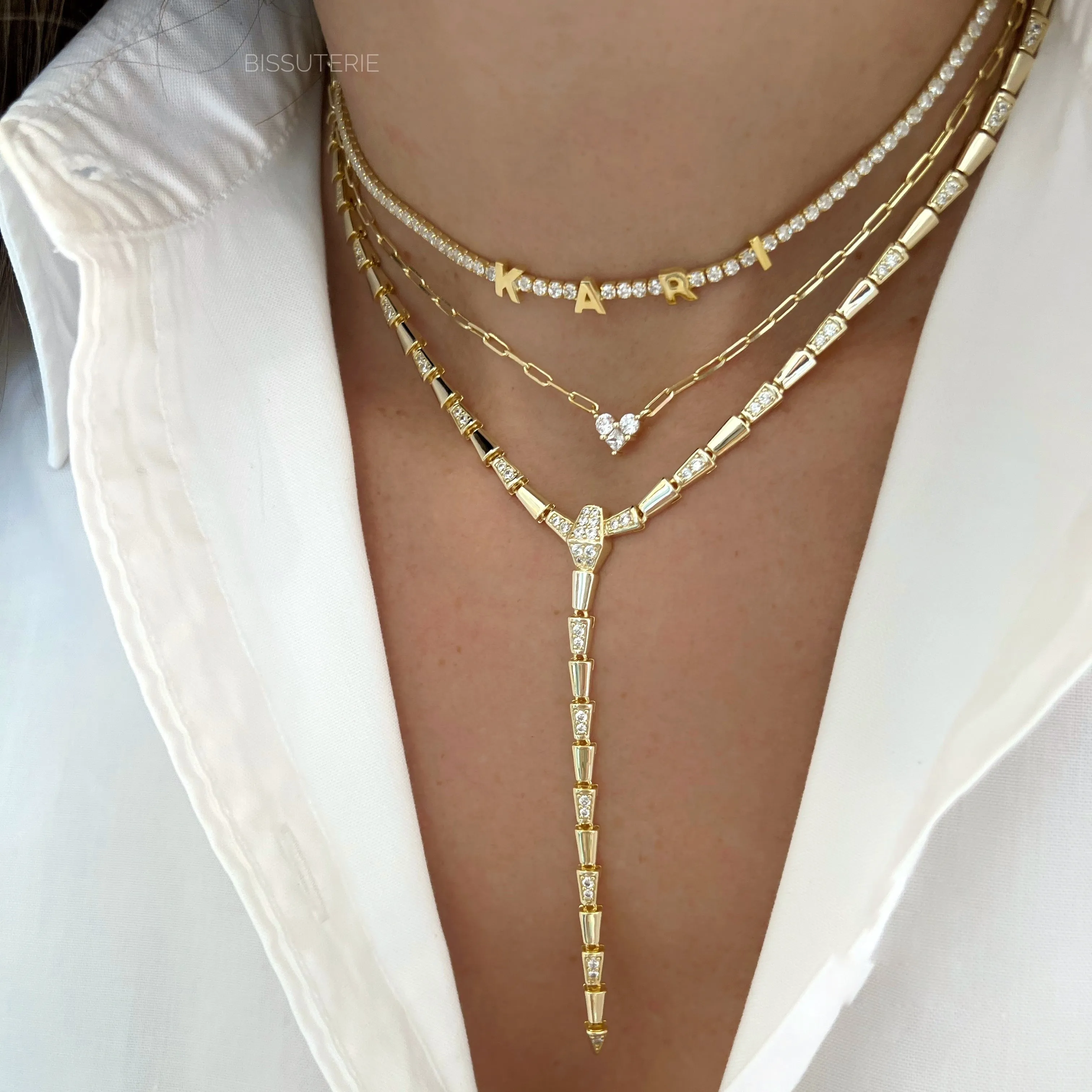 Perfect Heart Paperclip Choker