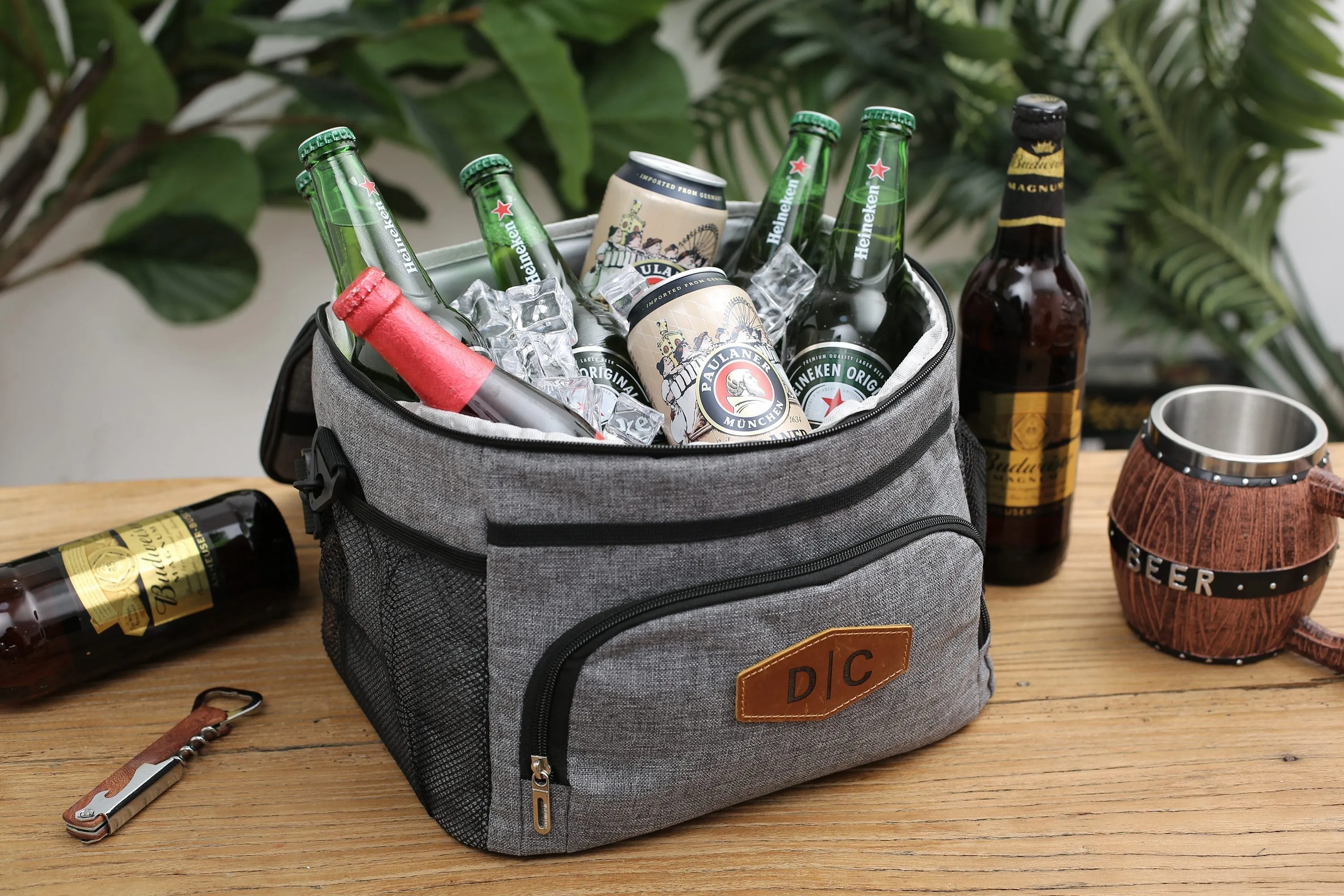 Personalized Groomsmen Beer Cooler Bags - The Perfect Gift for Your Best Buddies