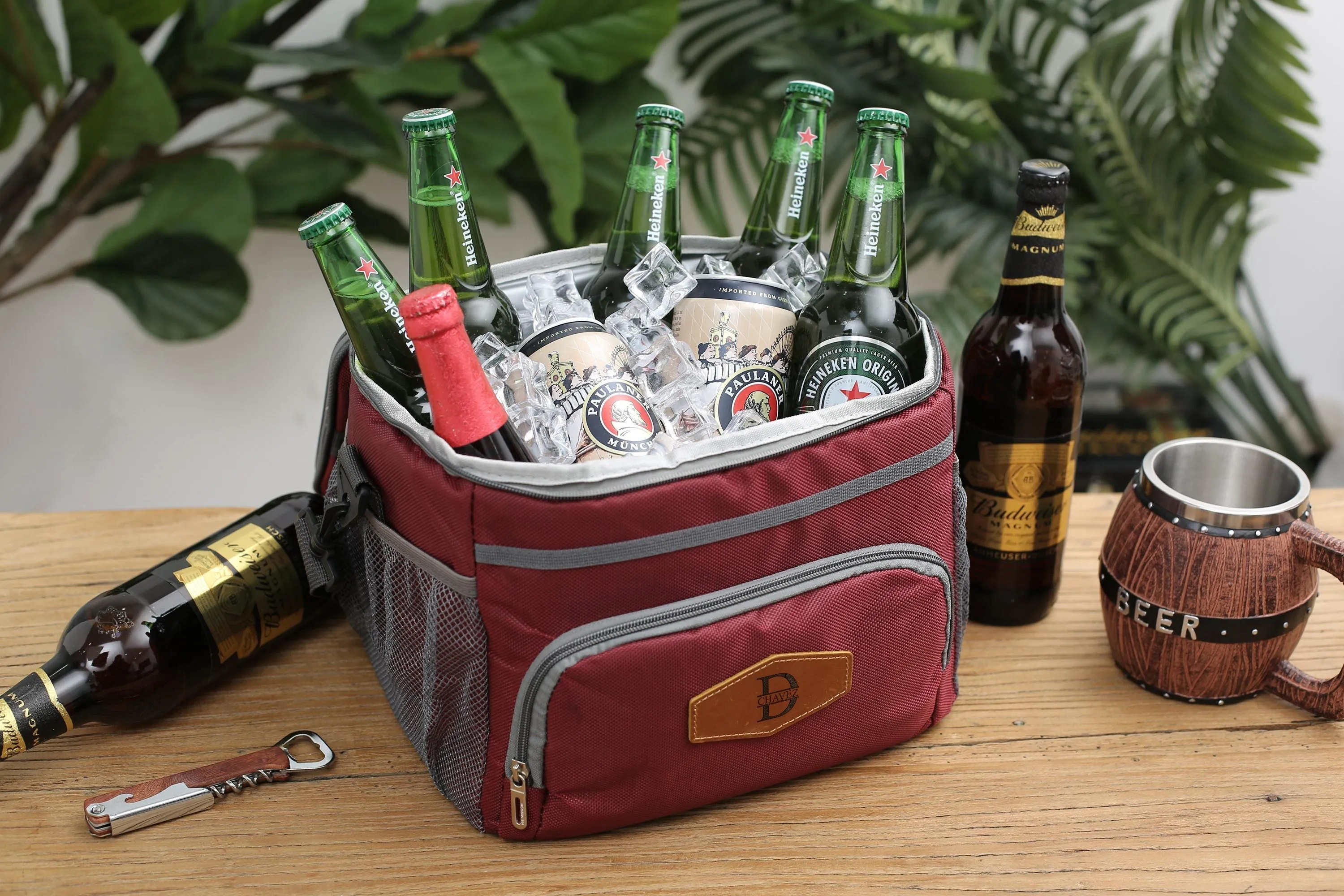 Personalized Groomsmen Beer Cooler Bags - The Perfect Gift for Your Best Buddies