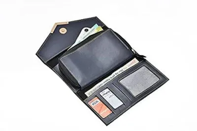 Personalized Lady Wallet with Classic Bottle 2.0 - Blue