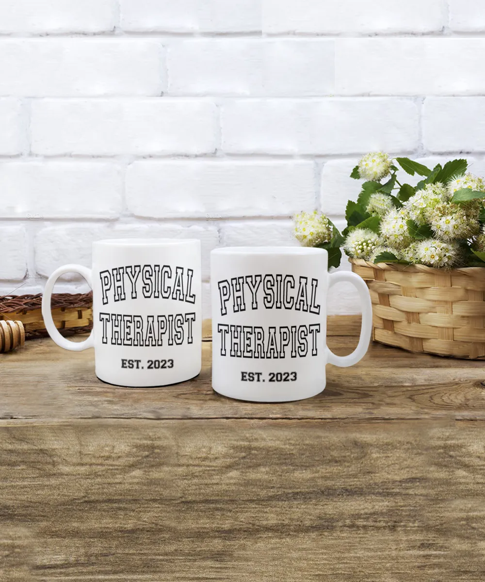 Physical Therapy, Physical Therapist Est 2023, PT Graduation Gift, PT Student Gift, PT School, Pediatric Pt, Pt Gifts, Coffee Cup