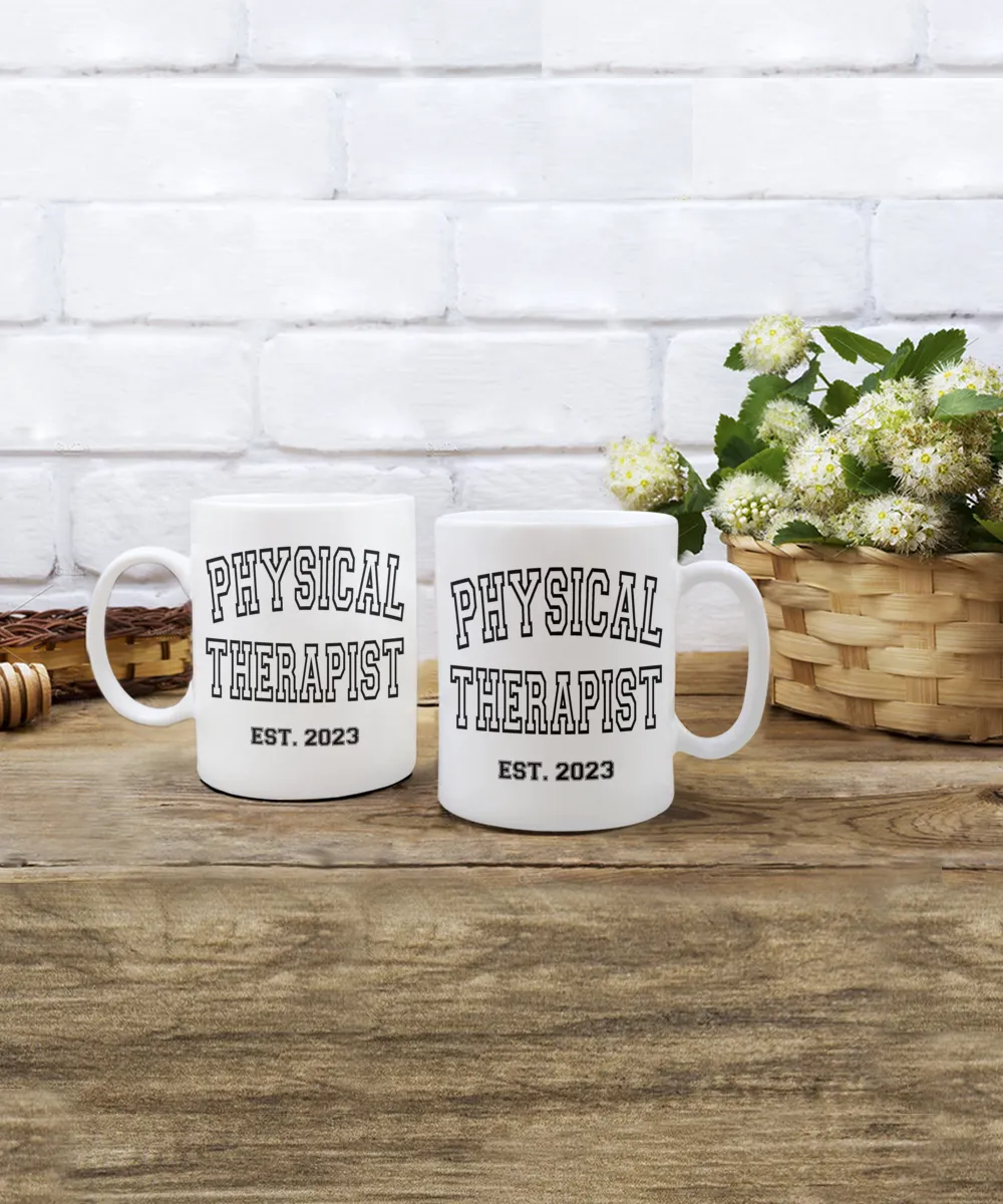 Physical Therapy, Physical Therapist Est 2023, PT Graduation Gift, PT Student Gift, PT School, Pediatric Pt, Pt Gifts, Coffee Cup