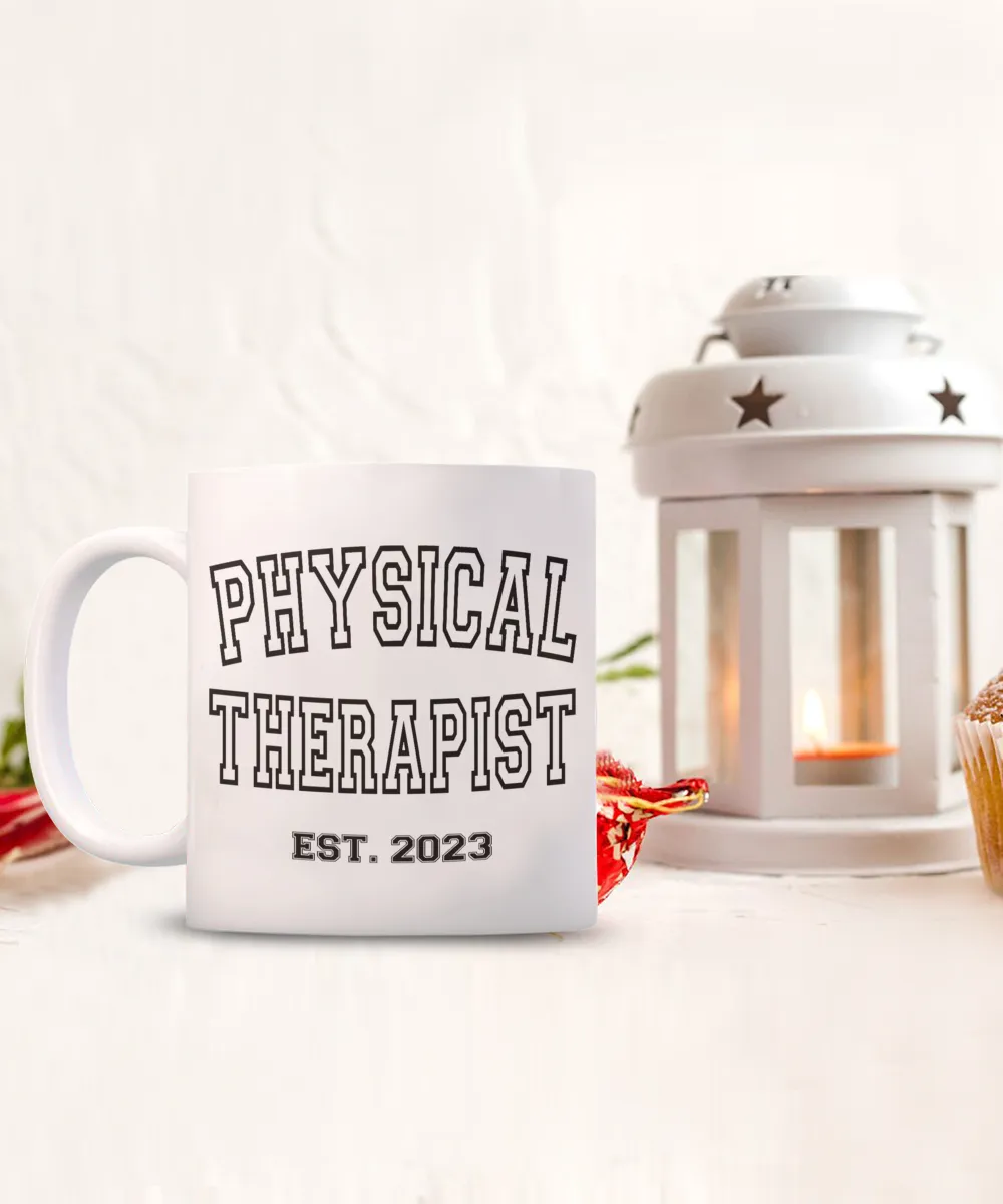 Physical Therapy, Physical Therapist Est 2023, PT Graduation Gift, PT Student Gift, PT School, Pediatric Pt, Pt Gifts, Coffee Cup
