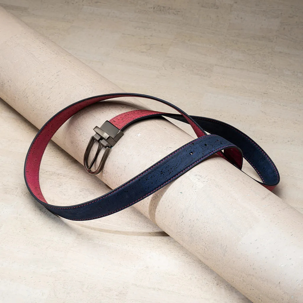 Pia Reversible Cork Belt- Women