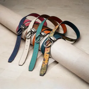 Pia Reversible Cork Belt- Women