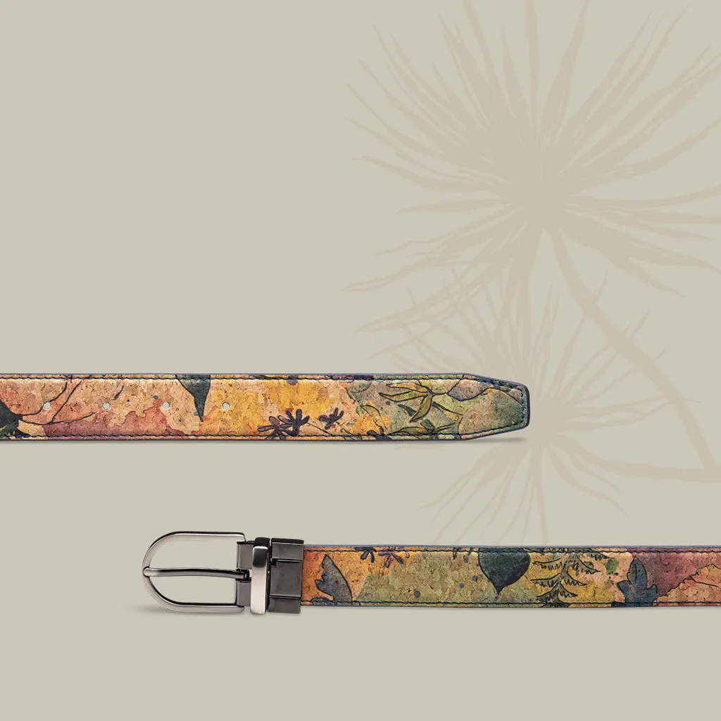 Pia Reversible Cork Belt- Women