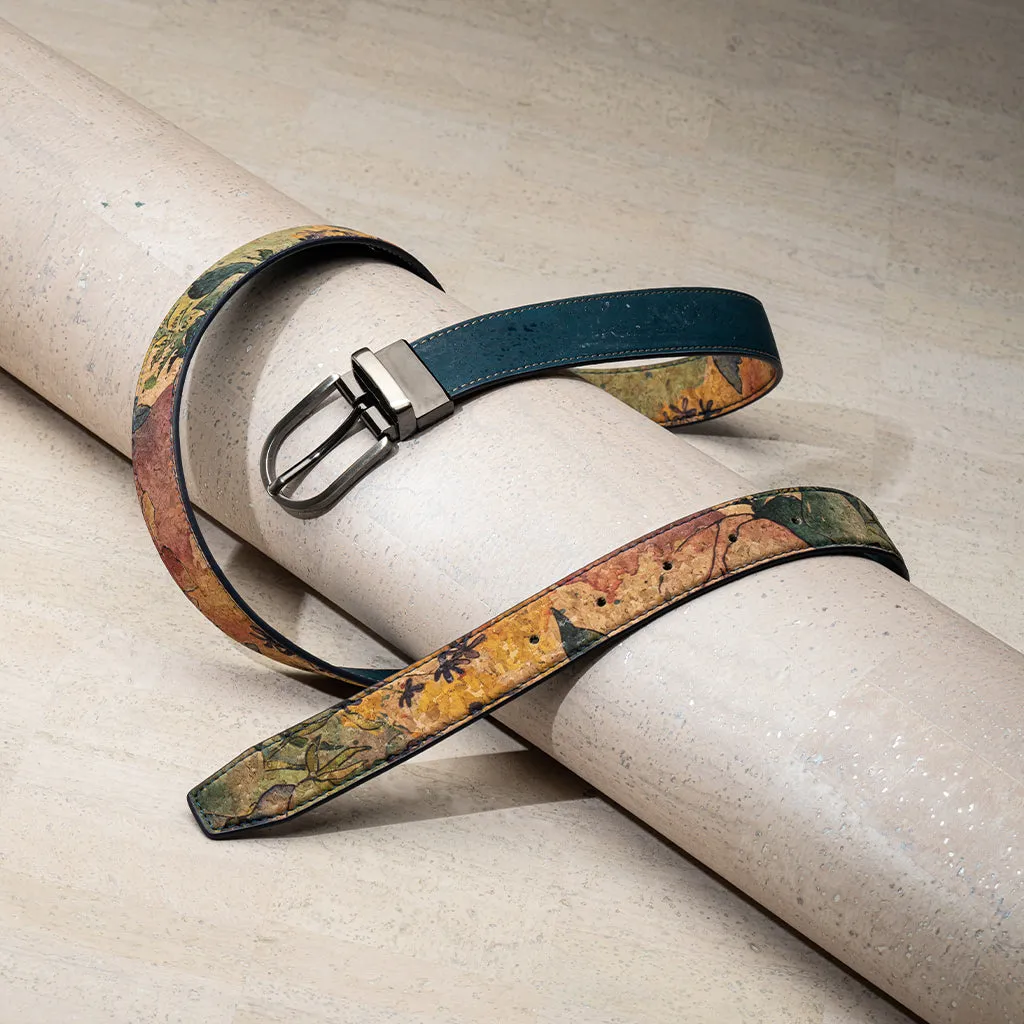 Pia Reversible Cork Belt- Women