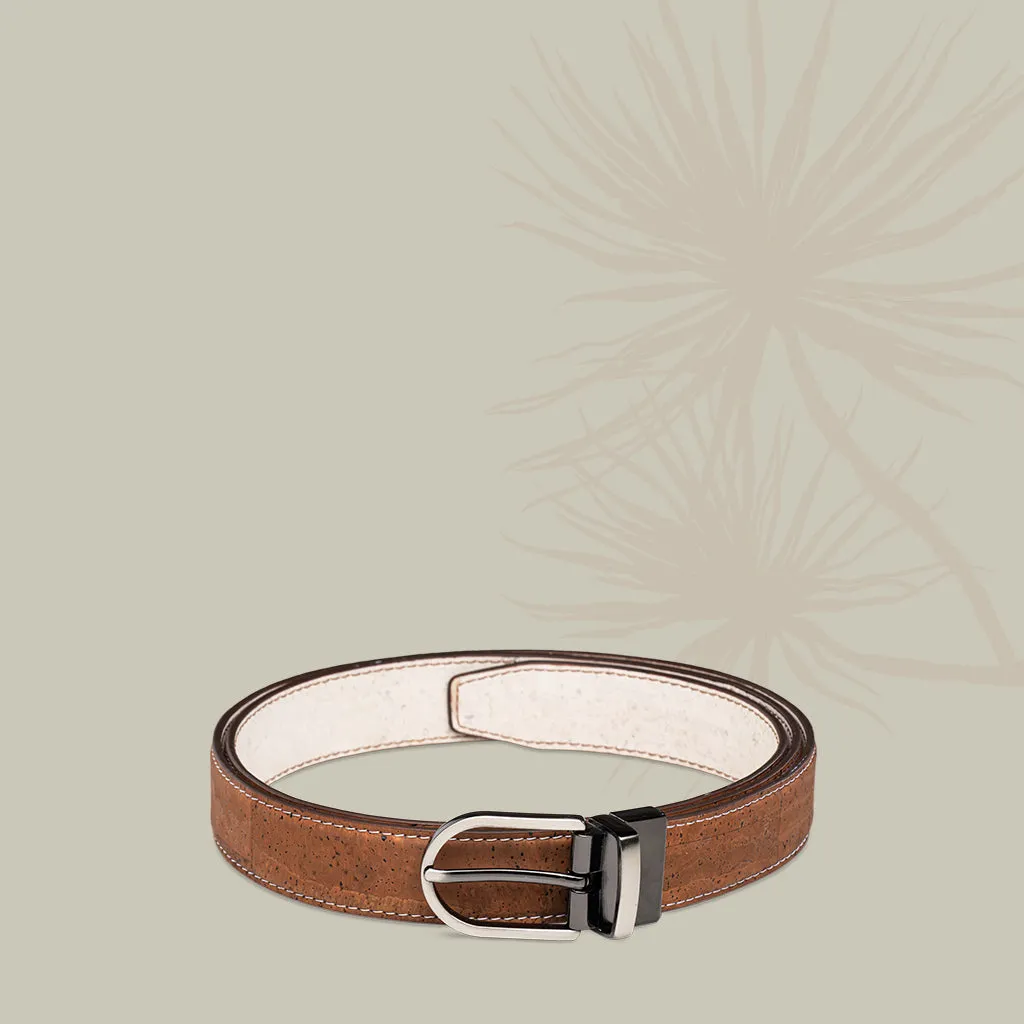 Pia Reversible Cork Belt- Women