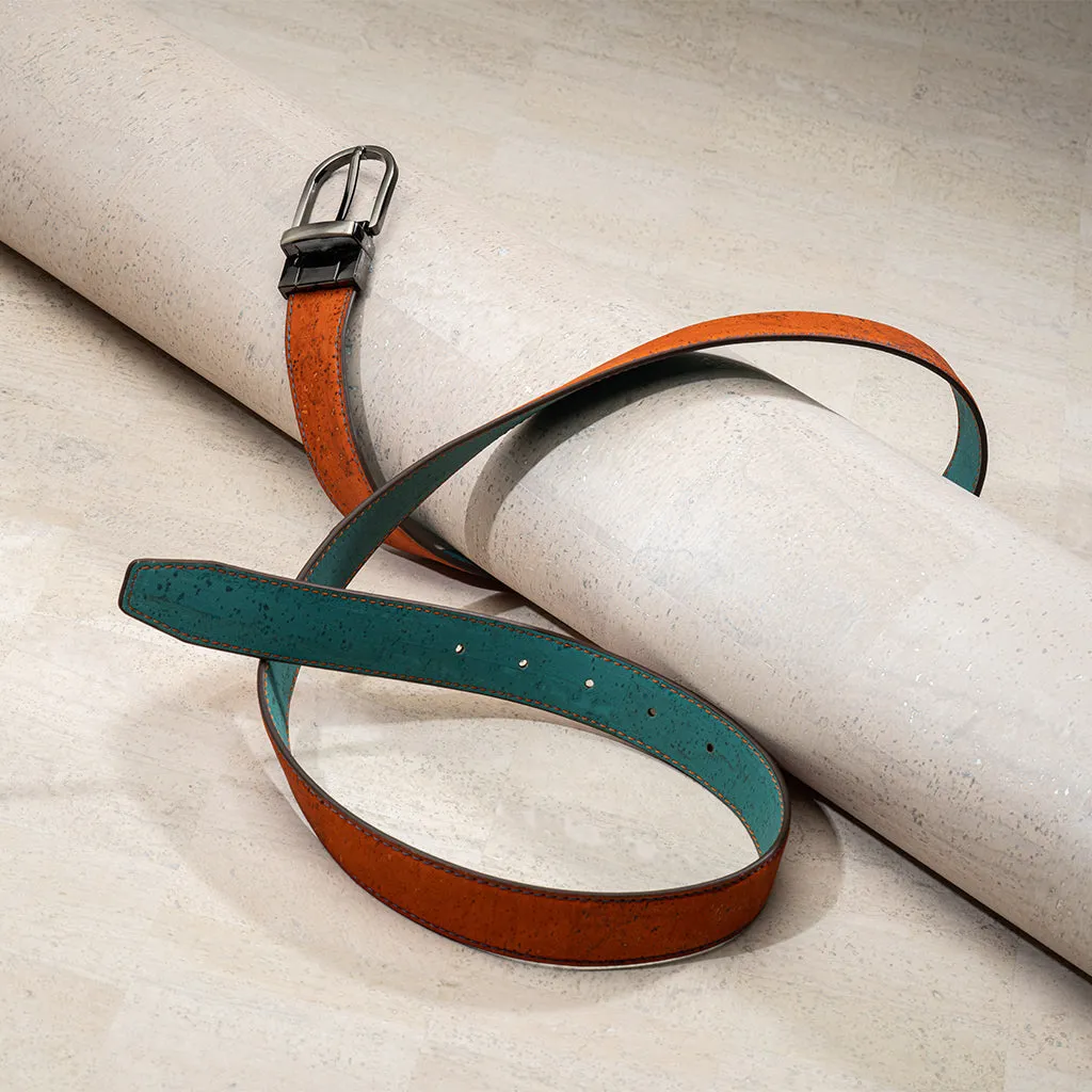 Pia Reversible Cork Belt- Women