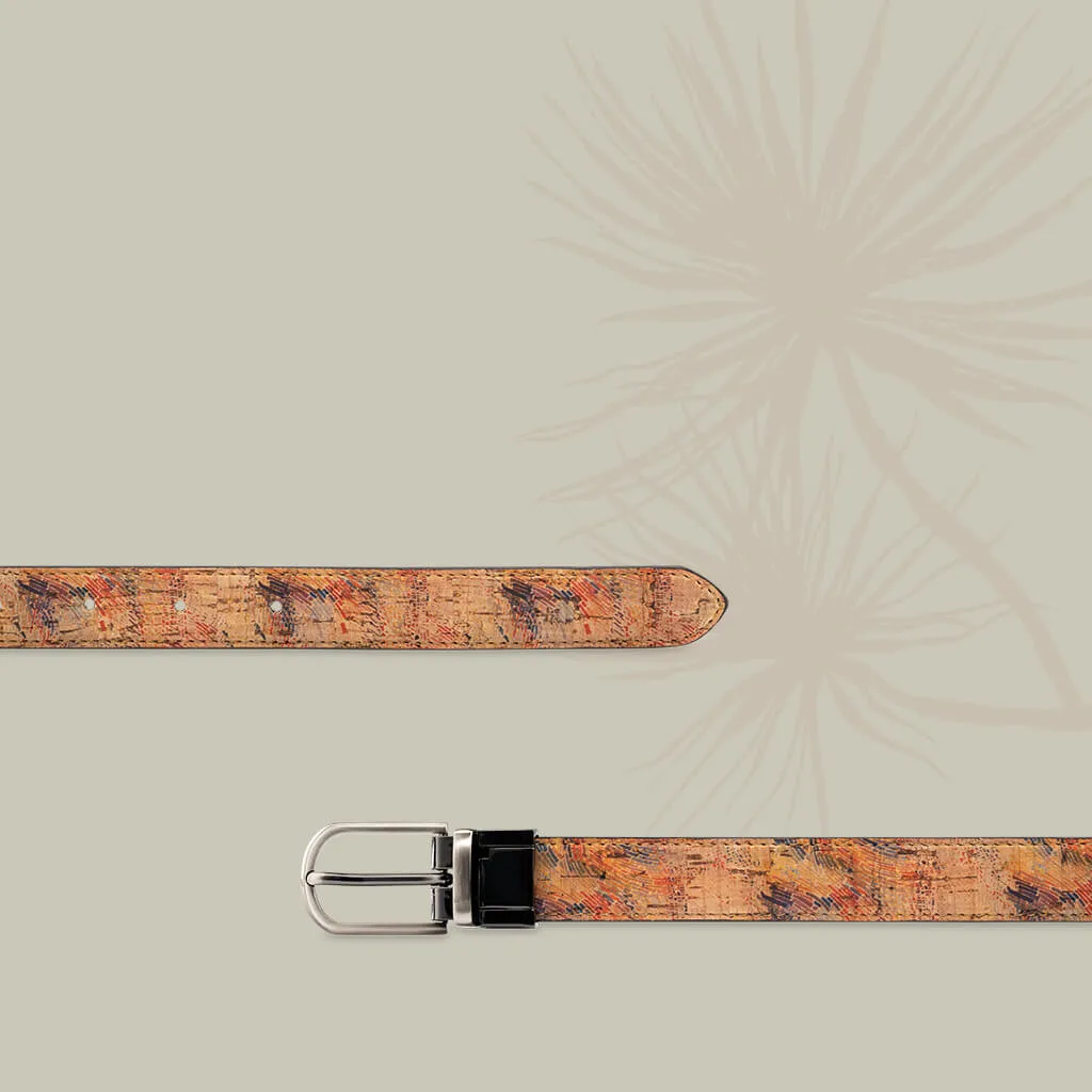 Pia Reversible Cork Belt- Women
