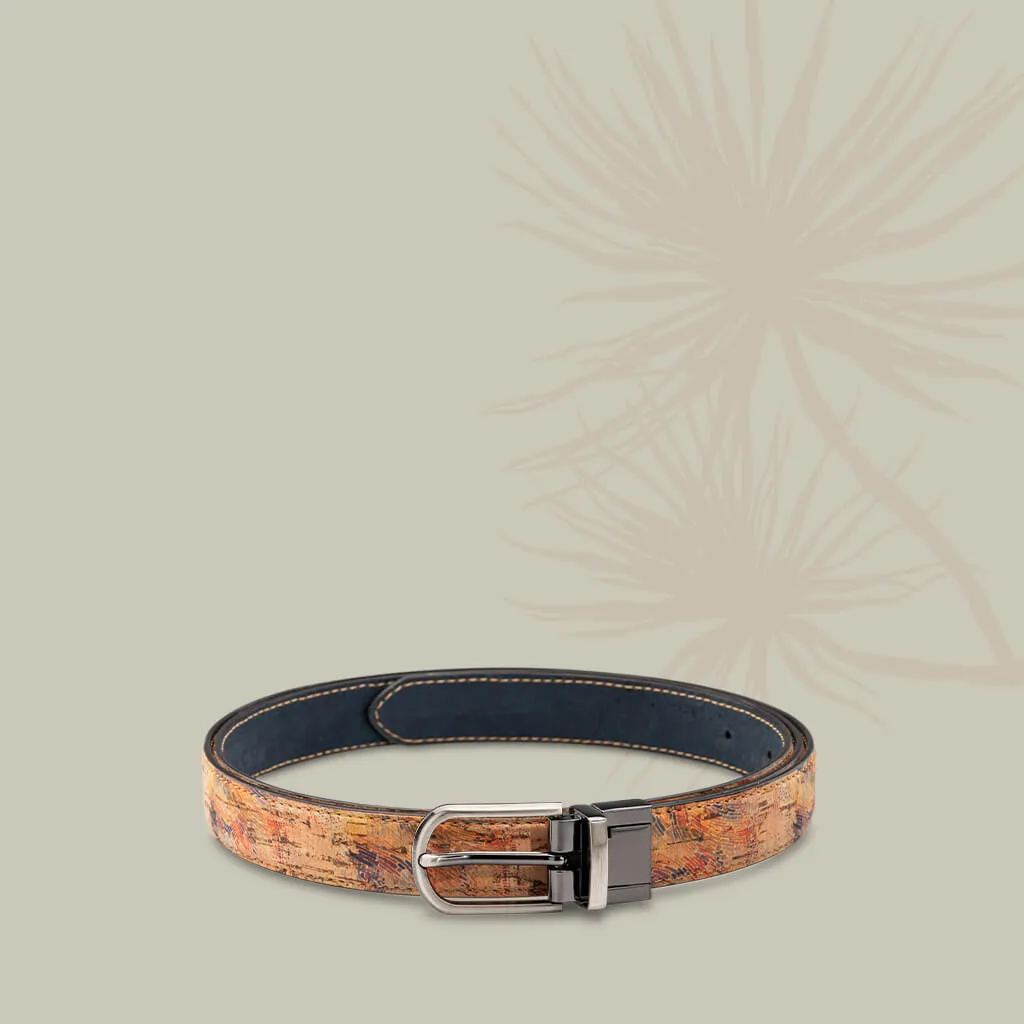 Pia Reversible Cork Belt- Women