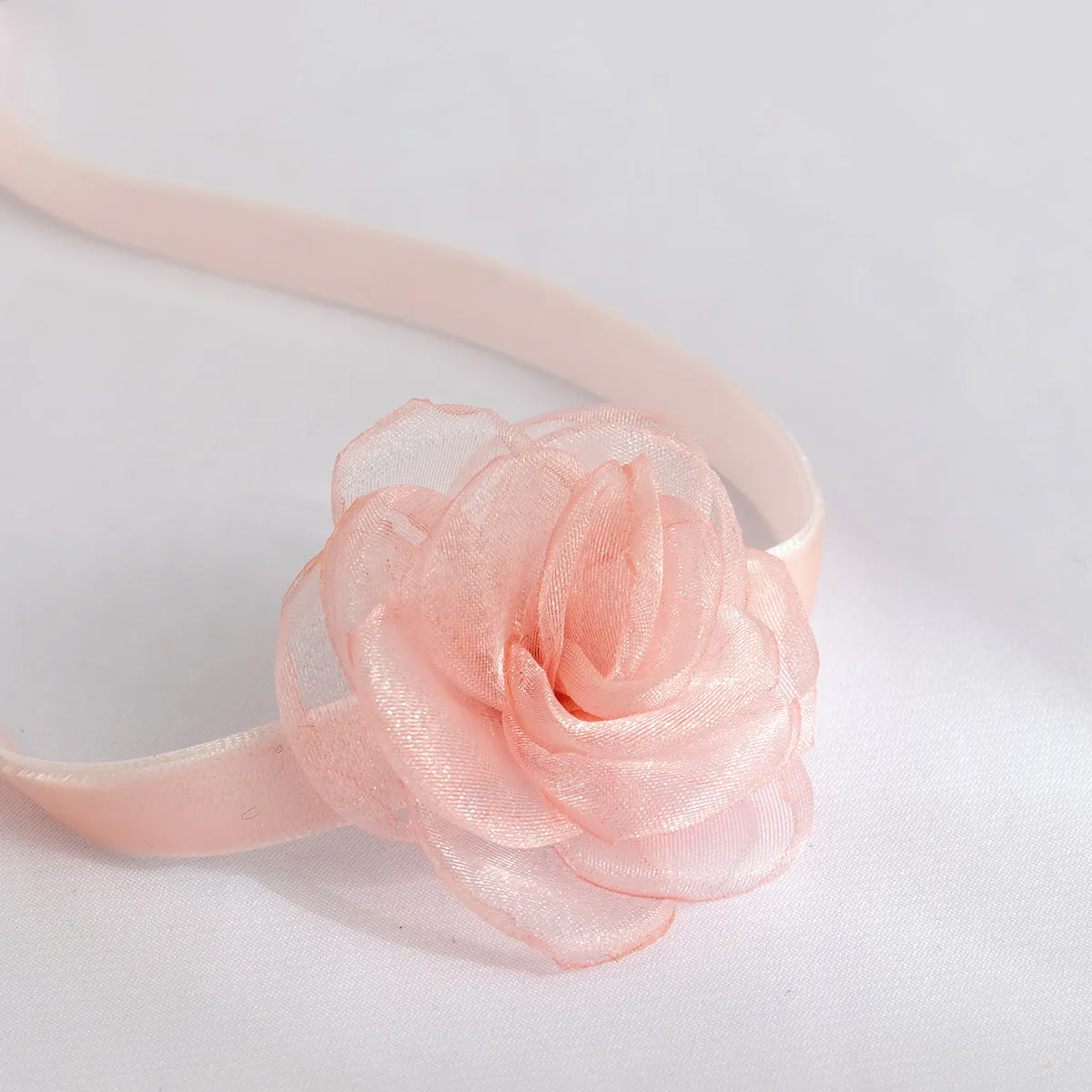 Pink Rose Choker