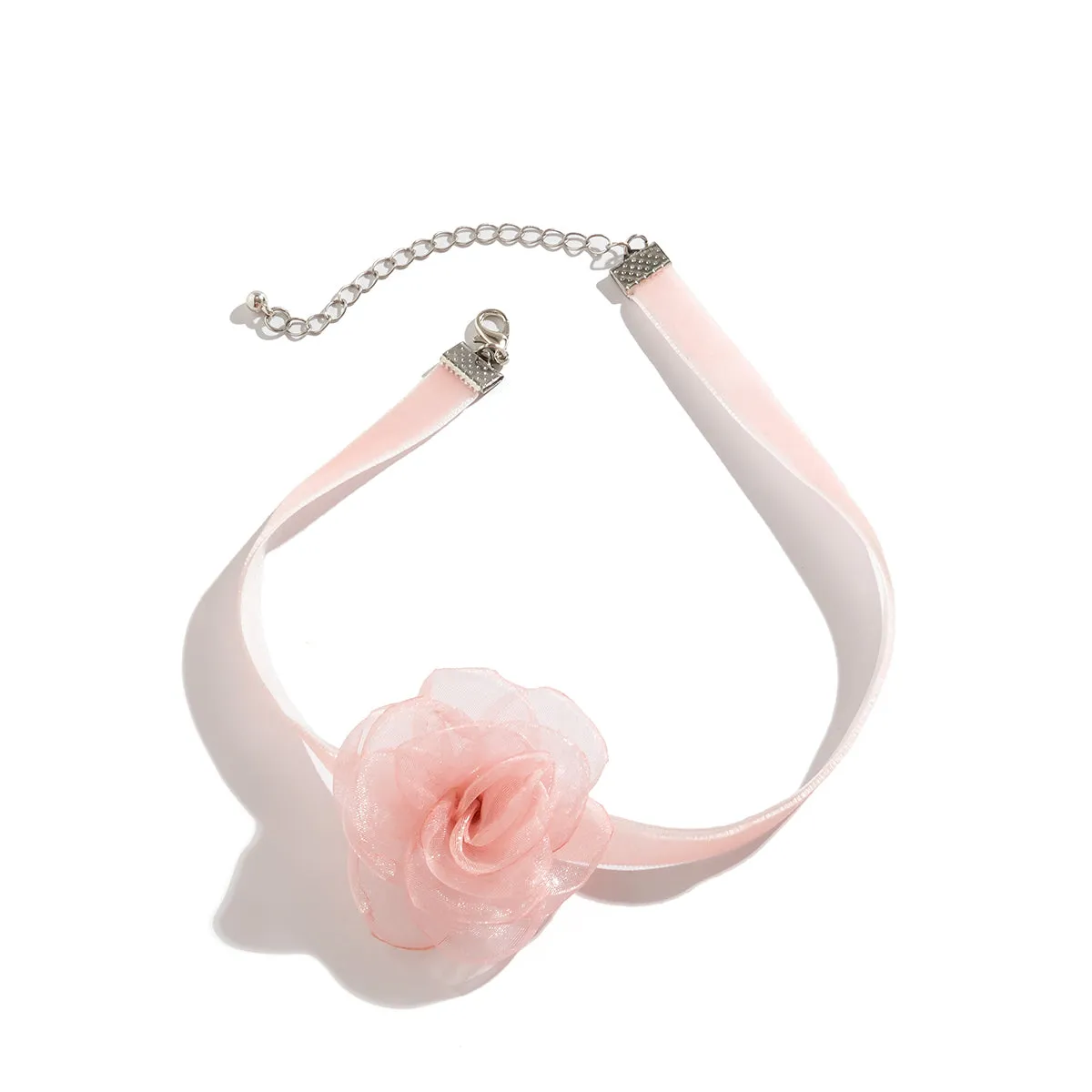 Pink Rose Choker