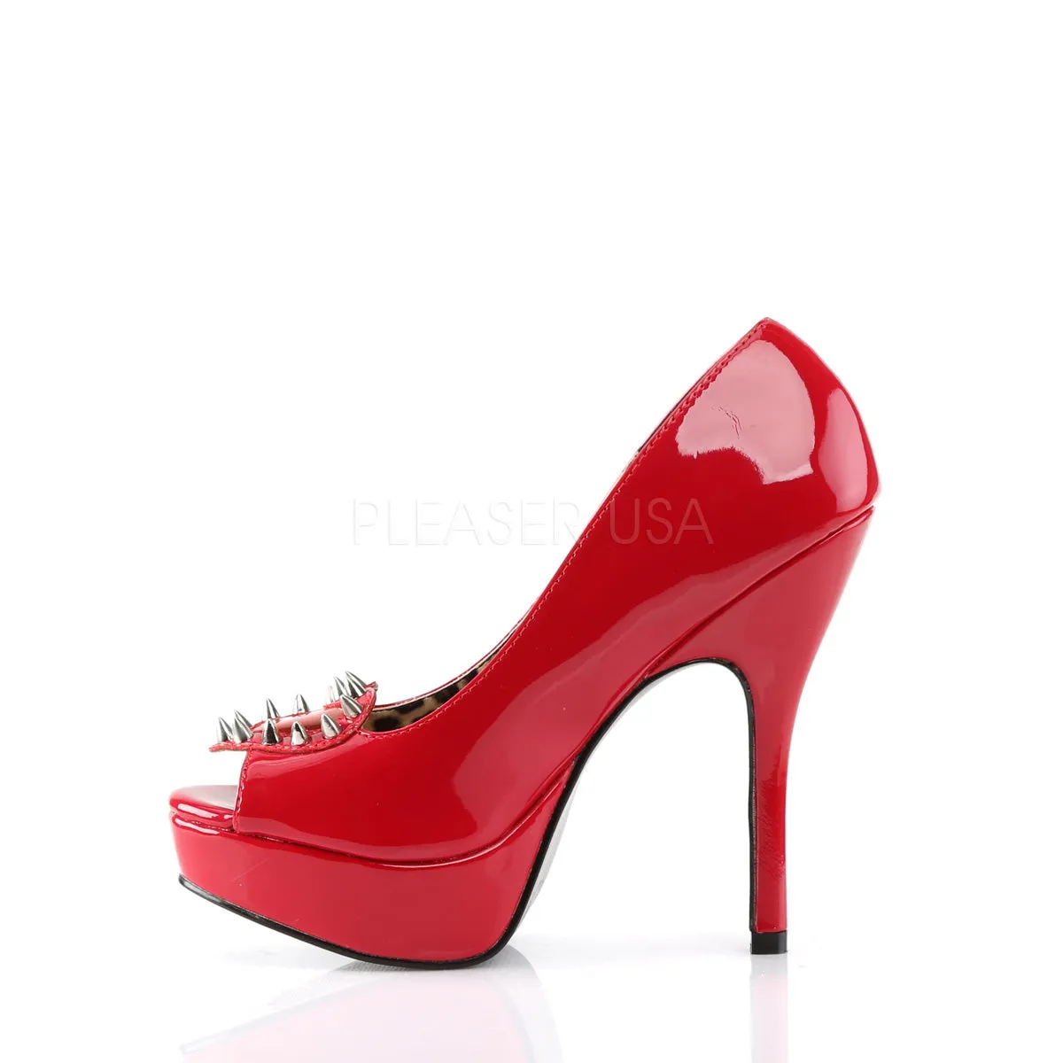 PIXIE-17  Red Patent-Pvc
