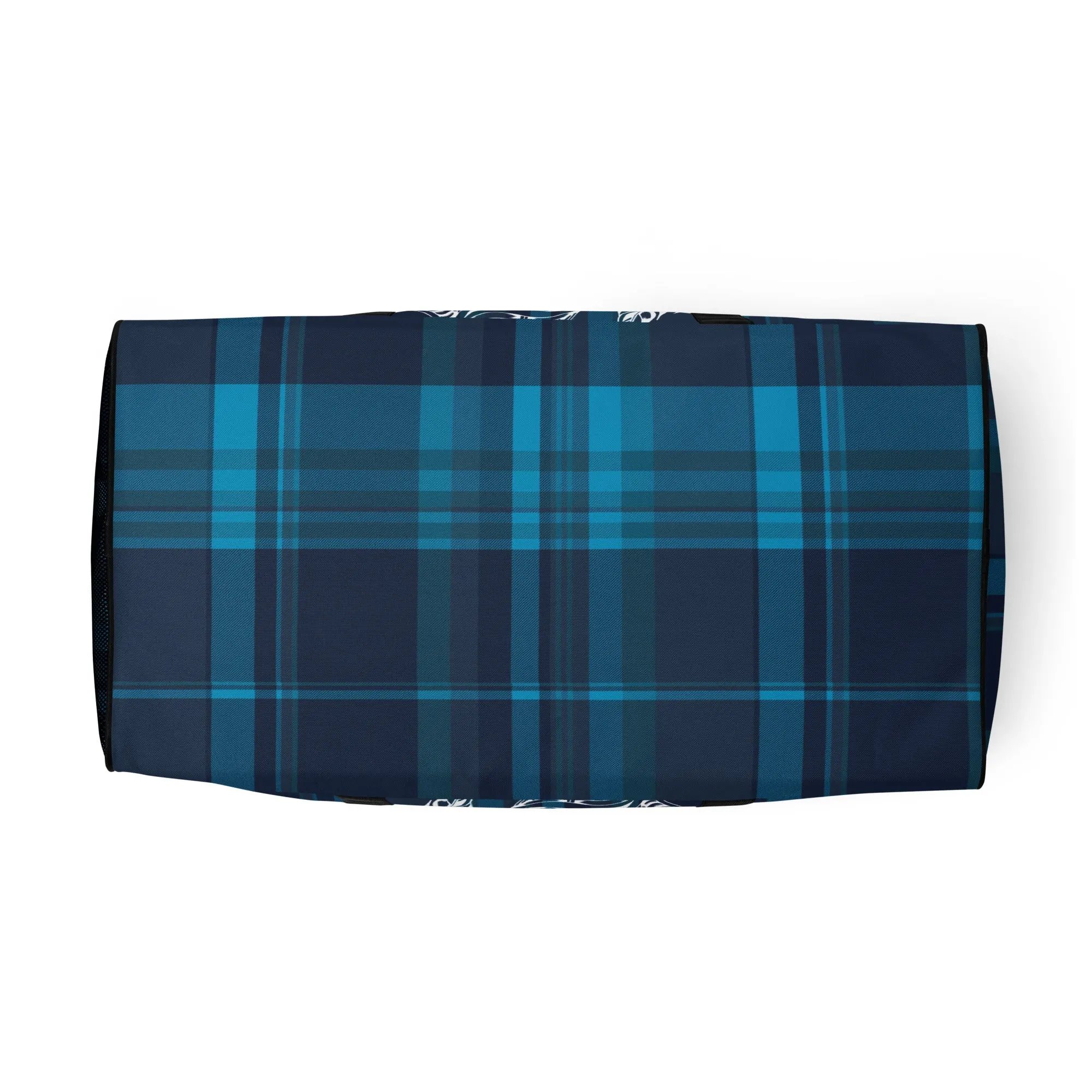 Plaid Tribal Feather 50L Square Duffel Bag