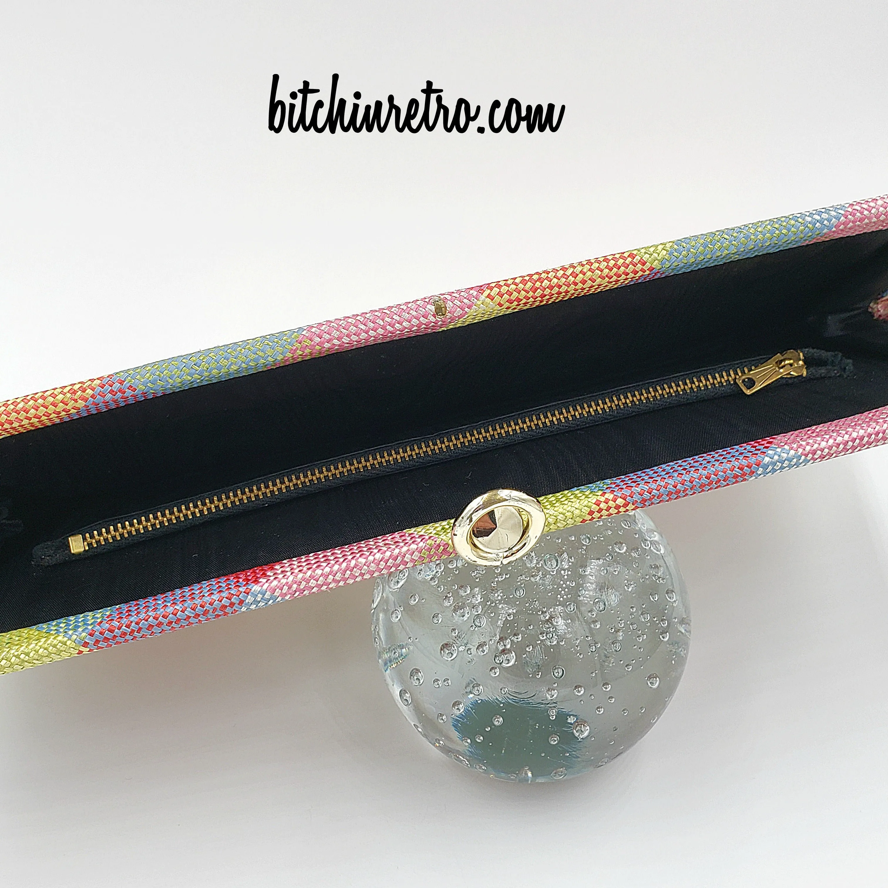 Plaid Vintage Clutch Purse or Handbag