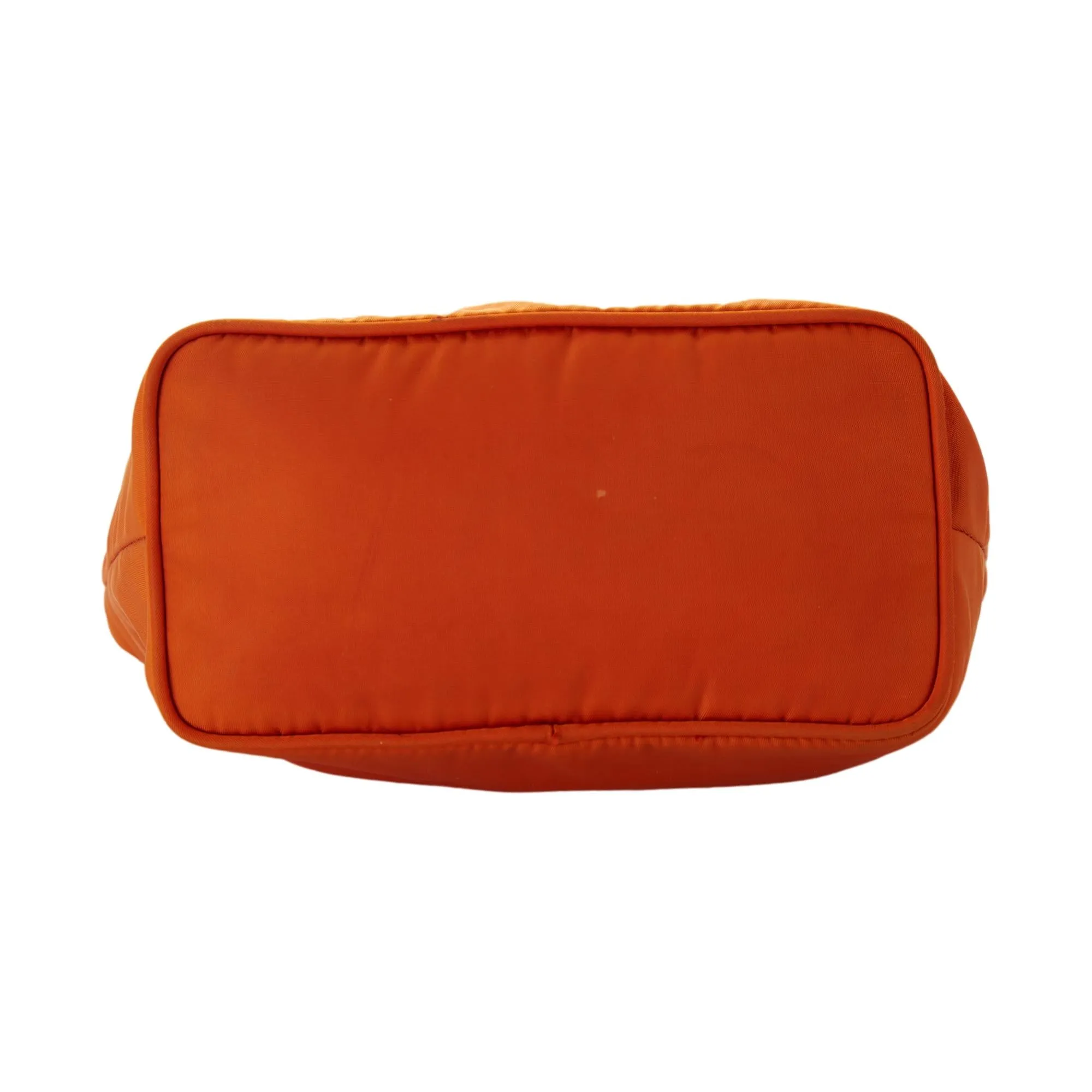 Prada Orange Nylon Shoulder Bag