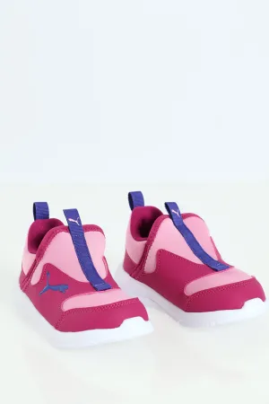 Pre-Girls Fun Racer Slip On Sneaker - Magenta