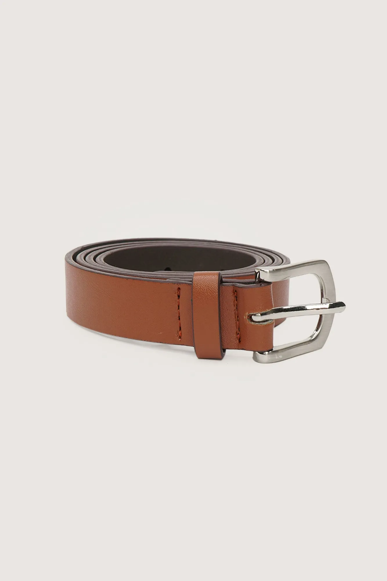 PU Leather Slim Belt