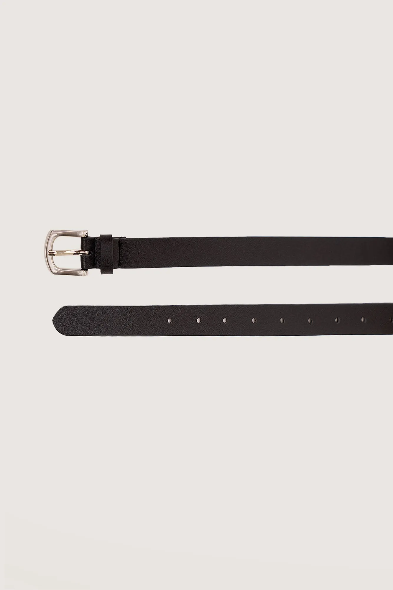 PU Leather Slim Belt