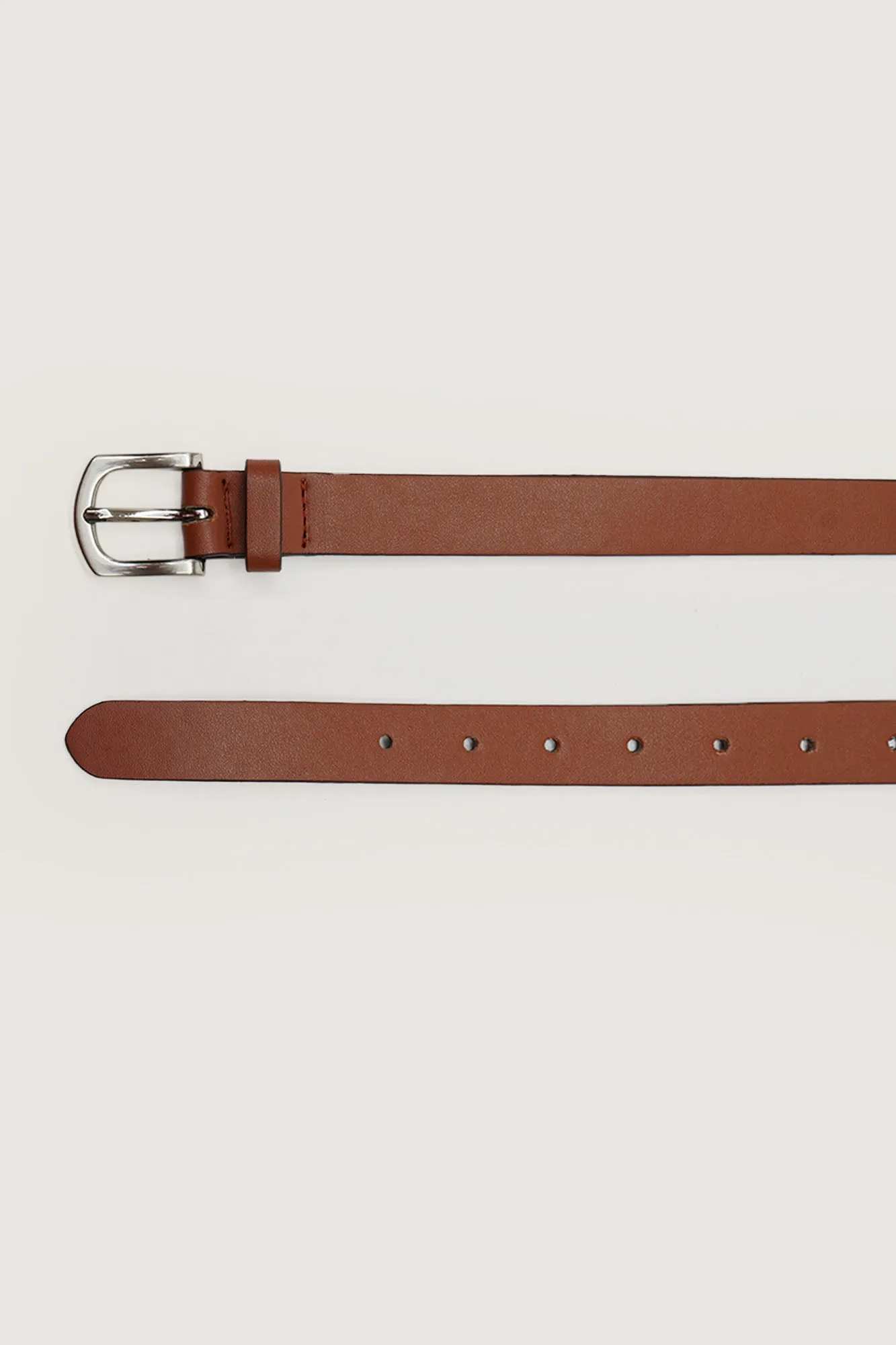 PU Leather Slim Belt