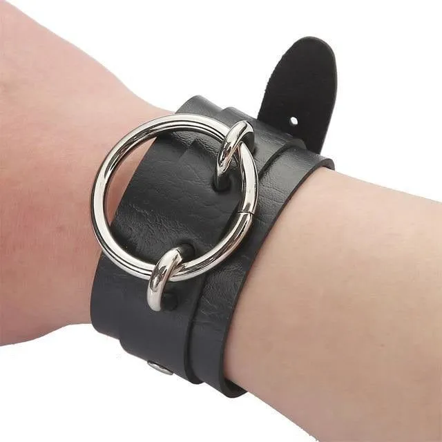 Punk Choker Collar Leather