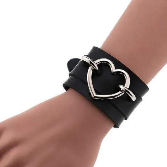 Punk Choker Collar Leather