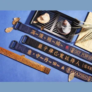 "EMBROIDERY GET POWER" BELT K031304