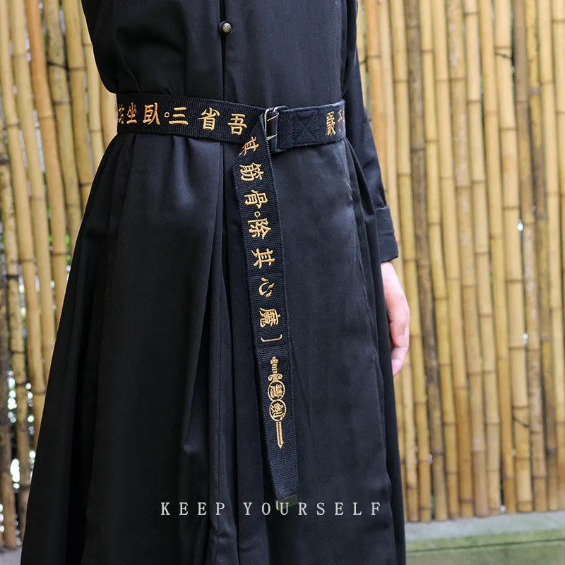 "EMBROIDERY GET POWER" BELT K031304