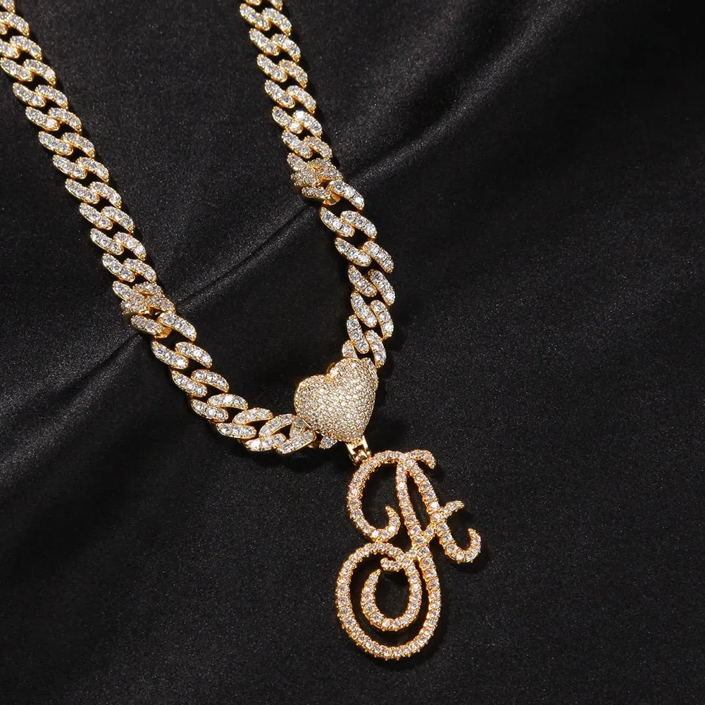 "Luxury" Charm with Cuban Link