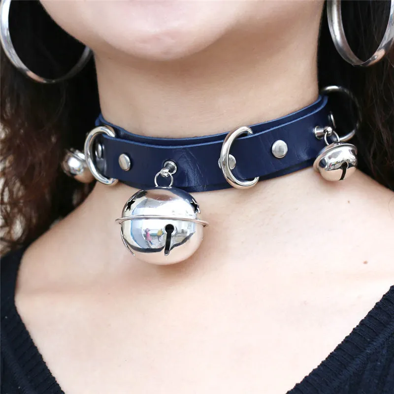 "PU PERSONALITY BELL" CHOKER D070801