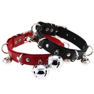 "PU PERSONALITY BELL" CHOKER D070801