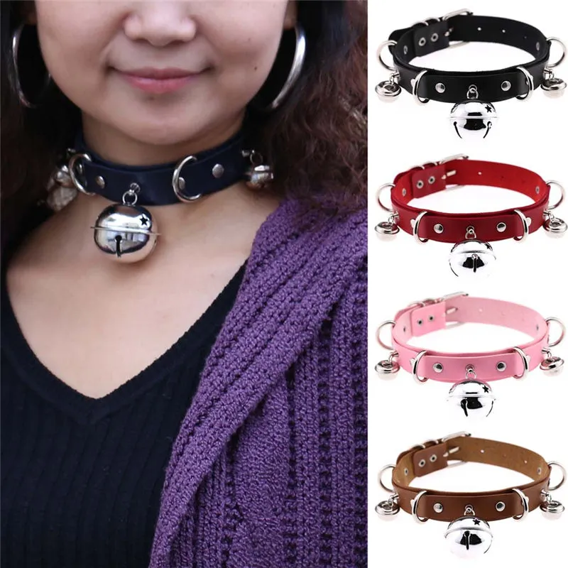 "PU PERSONALITY BELL" CHOKER D070801