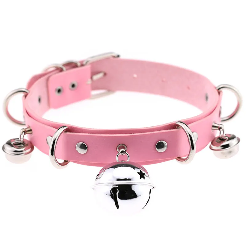 "PU PERSONALITY BELL" CHOKER D070801