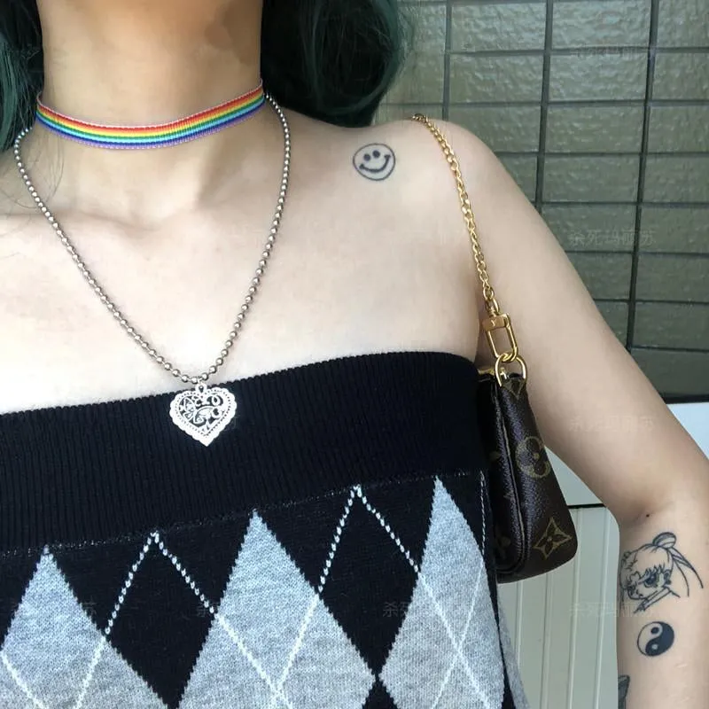 "RAINBOW" CHOKER K052908